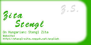 zita stengl business card